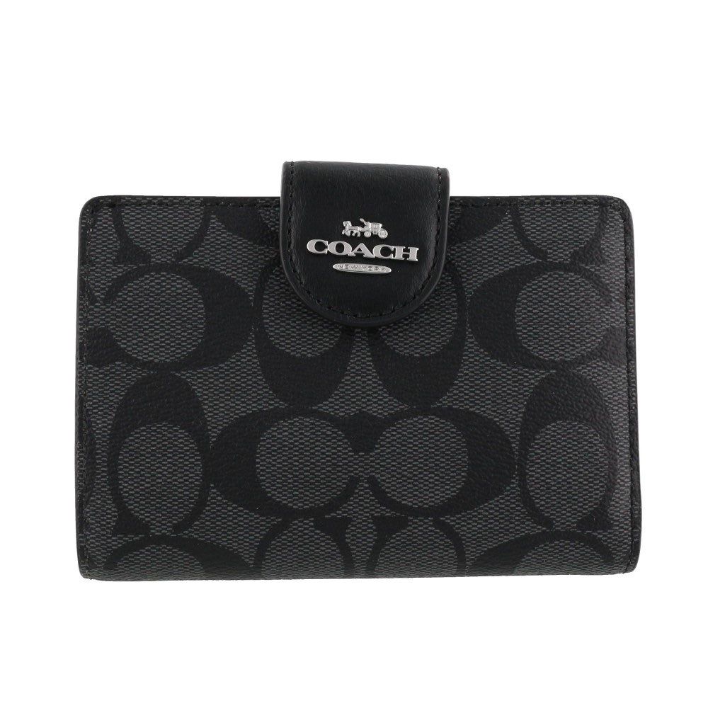 コーチ レザー 二つ折り財布 coach シグネチャー c0082-svdk6