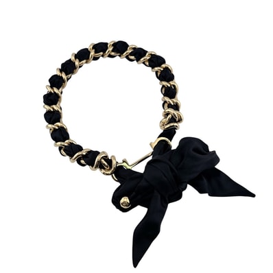 サルヴァトーレフェラガモ Salvatore Ferragamo ベルト ガンチーニ リボン チェーン ゴールド