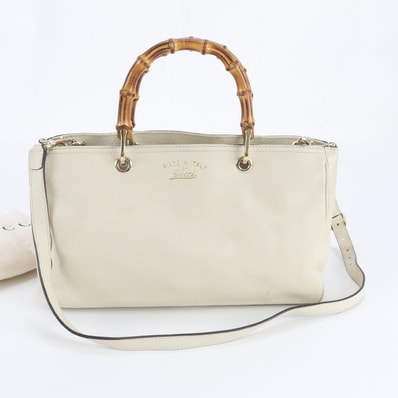 ■美品 グッチバンブー ショッパー323660 ショルダーバッグ