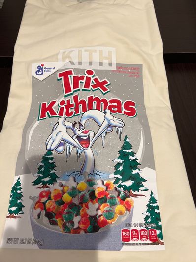 Kith Treats for Trix Cereal Box Archive Tee "Sandrift"