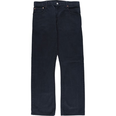 古着 リーバイス Levi's 517 BOOT CUT ブラックデニム ブーツカットデニムパンツ メンズw34相当 ワイドパンツ/eaa625745