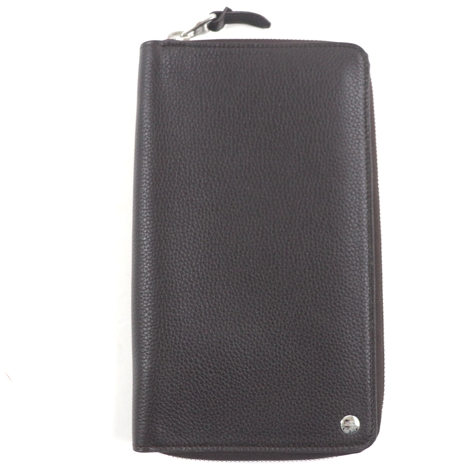 極美品 ダンヒル
 長財布 BOSTON ボストン ダークブラウン メンズ