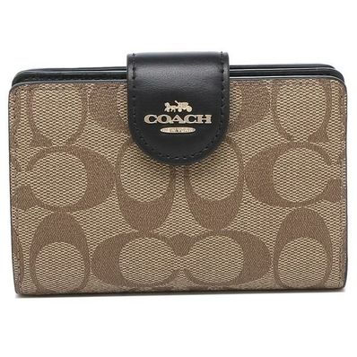 コーチ レザー 二つ折り財布 coach シグネチャー c0082-imcbi