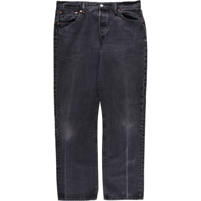 古着 リーバイス Levi's 501 ブラックデニム ストレートデニムパンツ メンズw35相当/eaa563915