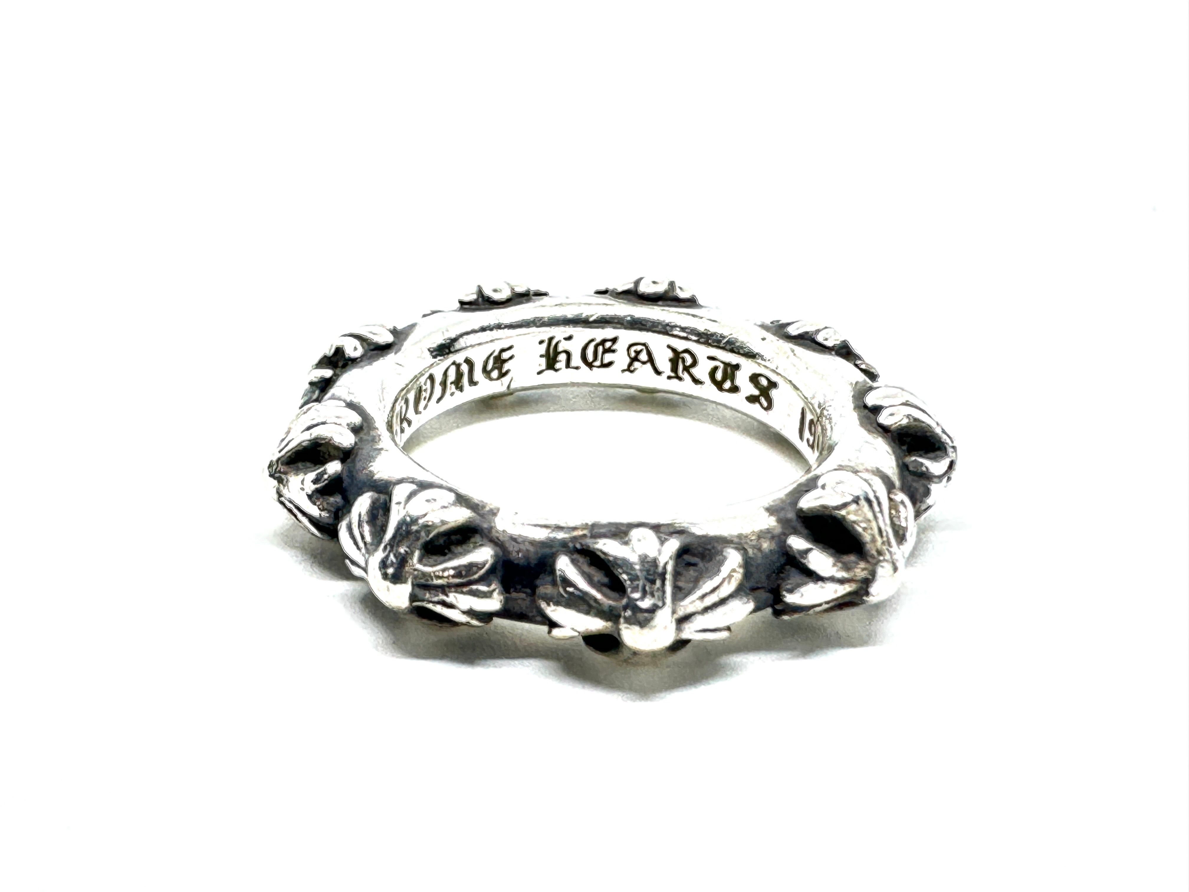 Chrome Hearts Cross Band Ring "Silver"