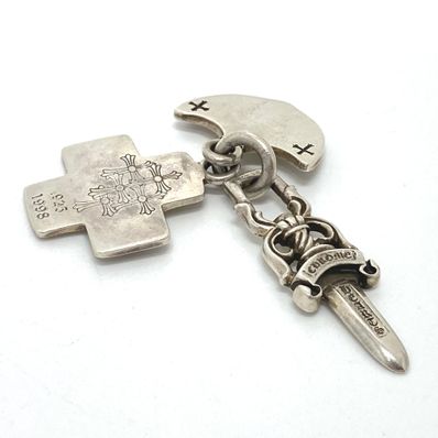 クロムハーツ トリンケッツ 3TRINKETS ペンダントトップ シルバー
