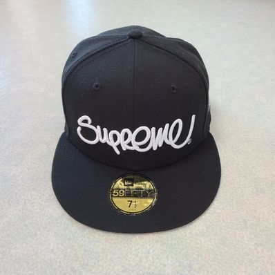 Supreme Handstyle New Era "Black"