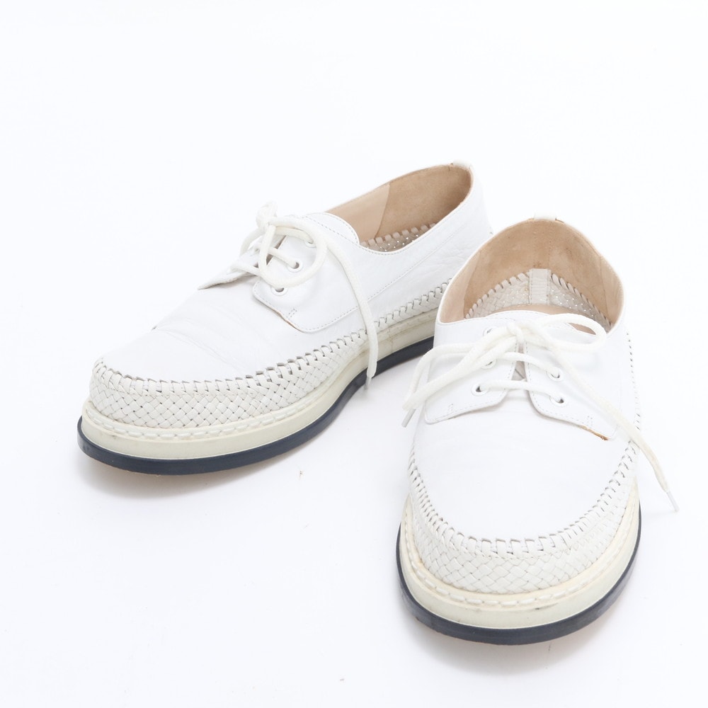 ■美品 ボッテガヴェネタ イントレチャート編みこみ 37 24cm 相当