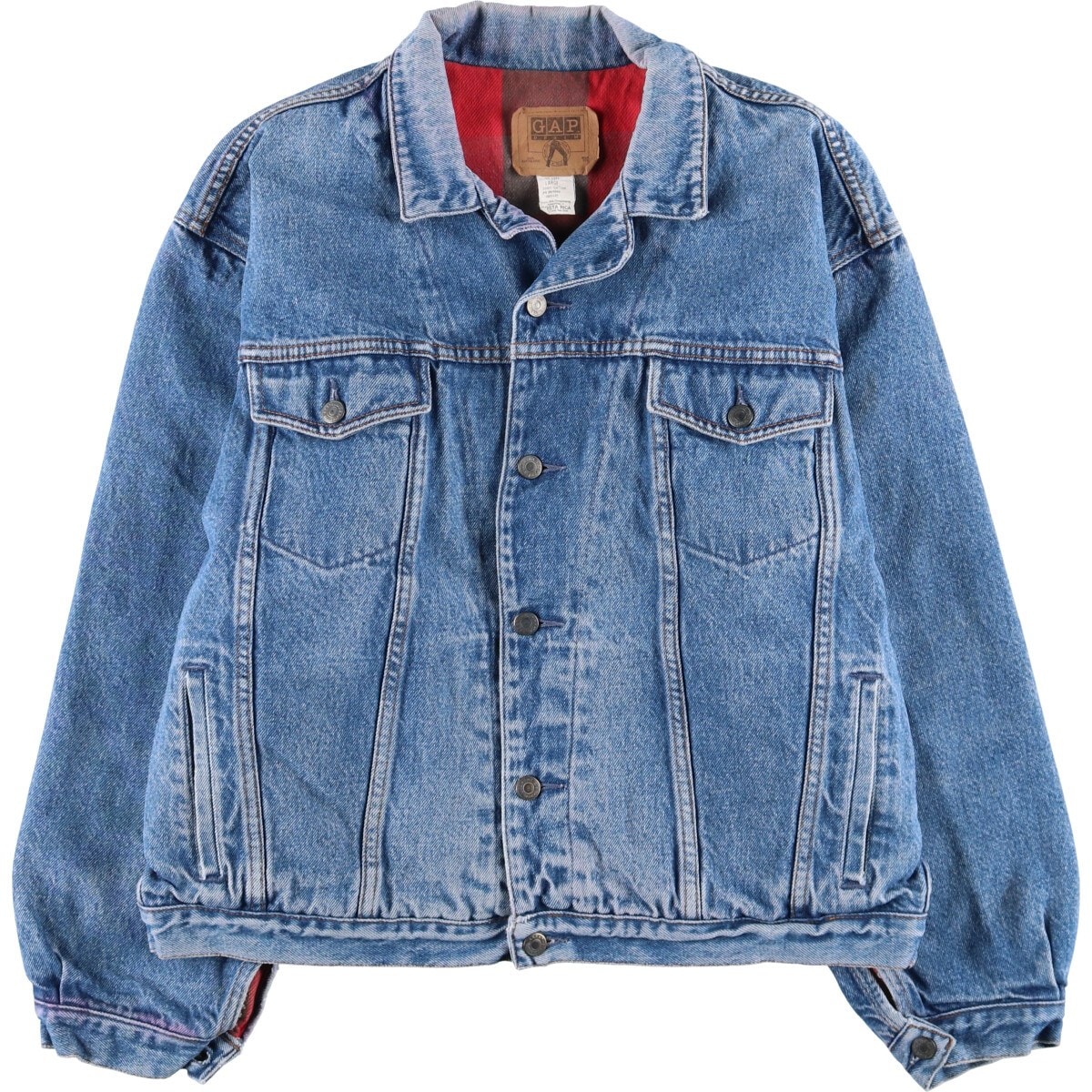 古着 80~90年代 ギャップ GAP DENIM オールドギャップ デニムジャケット Gジャン メンズL相当 ヴィンテージ/eaa514967