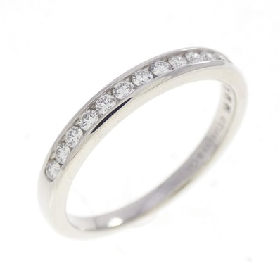 ティファニー ハーフサークル チャネルセッティング リング