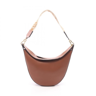 ロエベ LOEWE ルナ ショルダーバッグ バッグ レザー レディース ブラウン系 【中古】