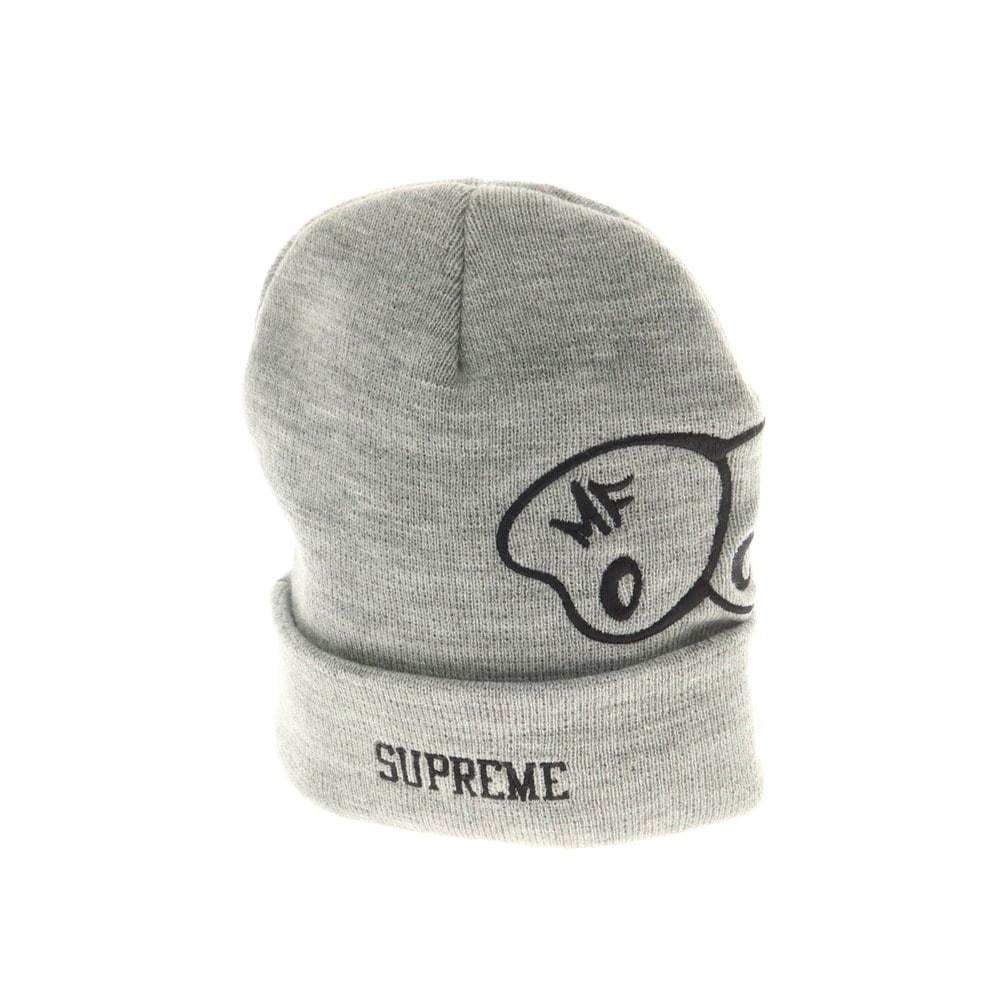 【中古】シュプリーム Supreme 2023年秋冬 MF DOOM Beanie アクリル ニットキャップ グレー【メンズ】