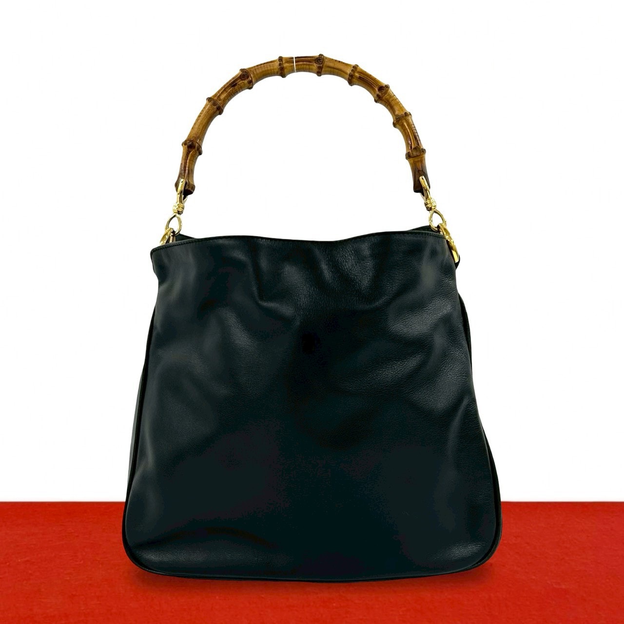B (目立った傷や汚れなし)】GUCCI グッチ バンブー レザー