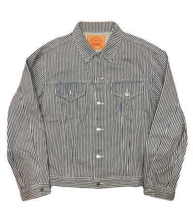 LEVI'S x NIGO 557XX Hickory Stripe Trucker Jacket "Indigo"