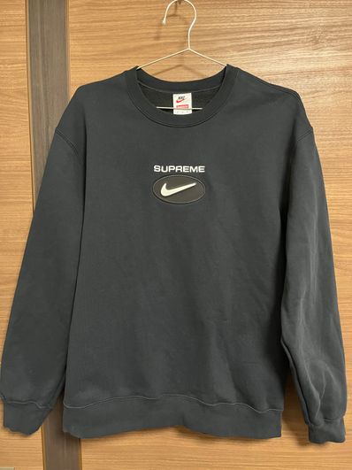 Supreme / Nike Jewel Crewneck "Black"