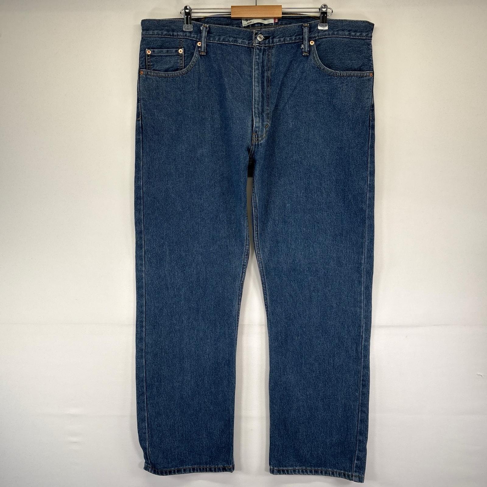 古着 リーバイス Levi's デニム パンツ Gパン 505 ジーパン ジッパーフライ 5ポケット ストレート W42×L30  ブルー系 メンズ