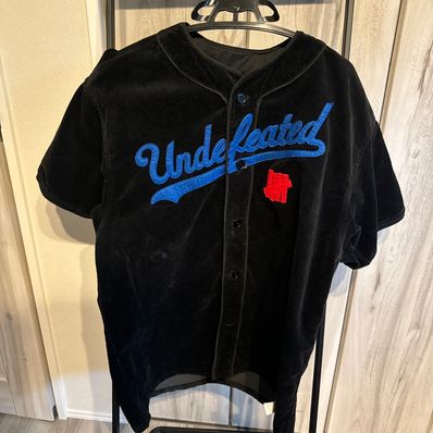 UNDEFEATED CORD S/S BASEBALL JERSEY - 30006 "Black"