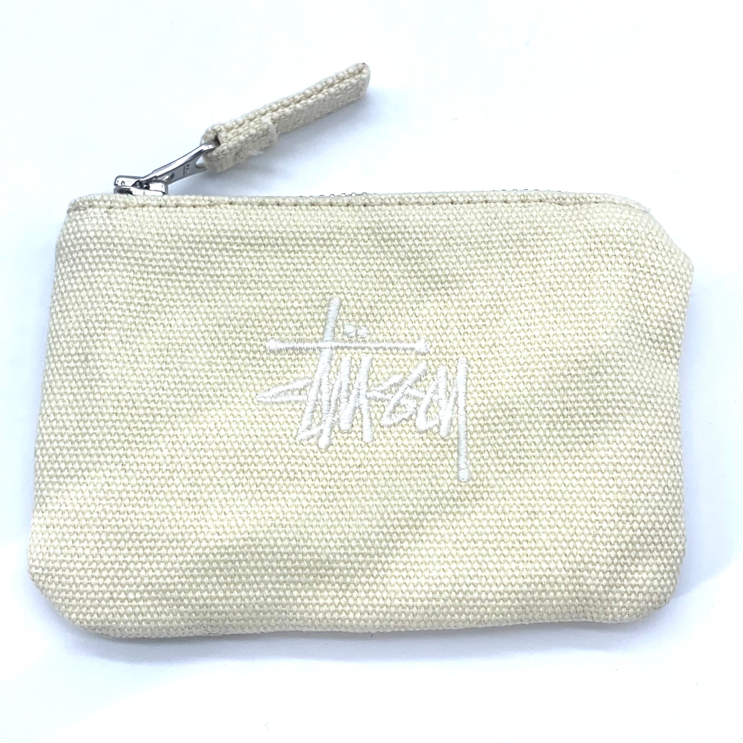 Stussy Canvas Coin Pouch "Natural"