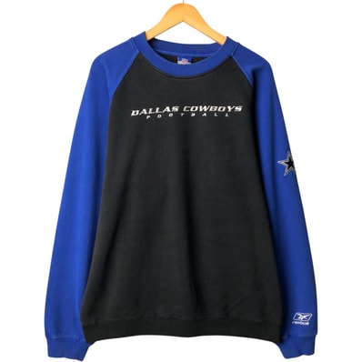 古着 リーボック Reebok NFL DALLAS COWBOYS ダラスカウボーイズ スウェットシャツ トレーナー メンズM相当 ヴィンテージ/eaa586659