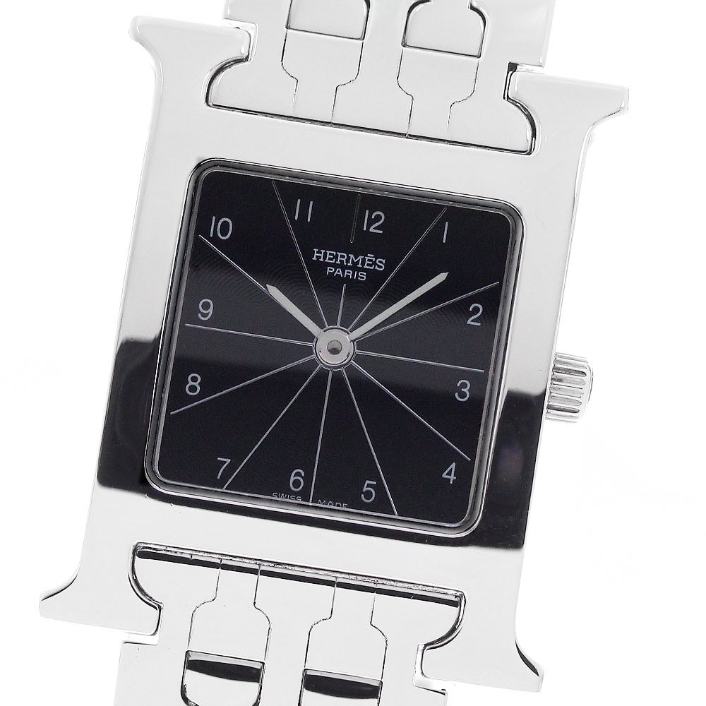 ★箱・保 エルメス Hウォッチ  HH1.210 レディース 【中古】