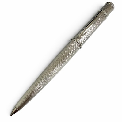 極美品 カルティエ ボールペン ディアボロ ドゥ カルティエ シルバー メンズ