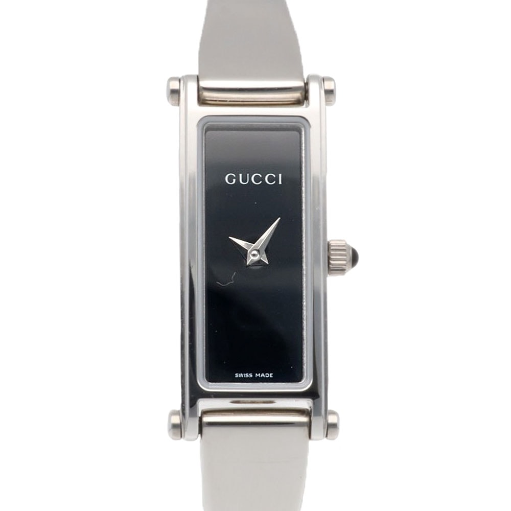グッチ 腕時計 時計 ステンレススチール 1500L クオーツ レディース 1年保証 GUCCI  中古
