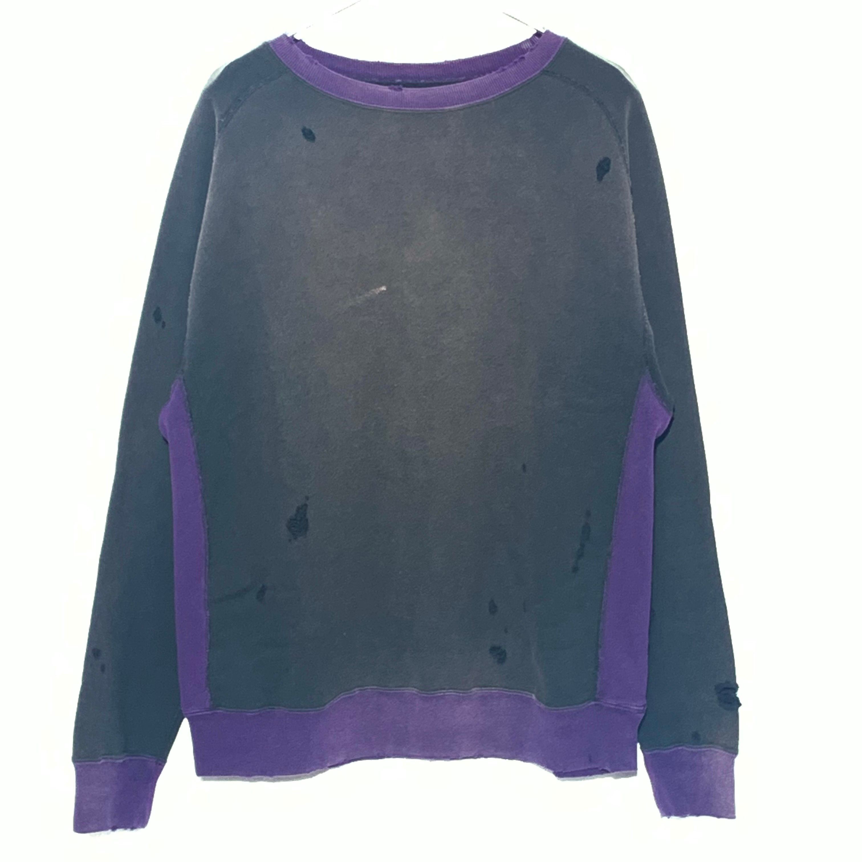 NEEDLES 2-Tone C/N Sweat Shirt - F.Terry "Black"