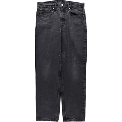 古着 リーバイス Levi's 550 ブラックデニム テーパードデニムパンツ メンズw34相当 ヴィンテージ/eaa633894
