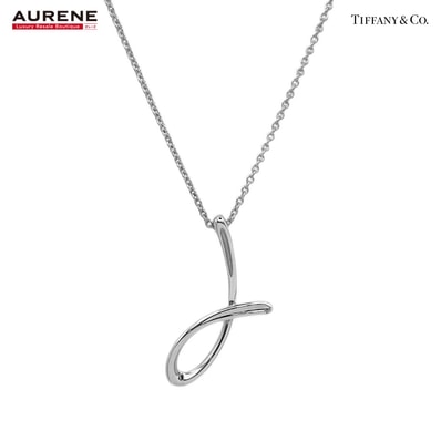 TIFFANY&Co. ティファニー ネックレス レター J イニシャル ペンダント エルサペレッティ SV925 シルバー 新品仕上済 ユニセックス 【中古】