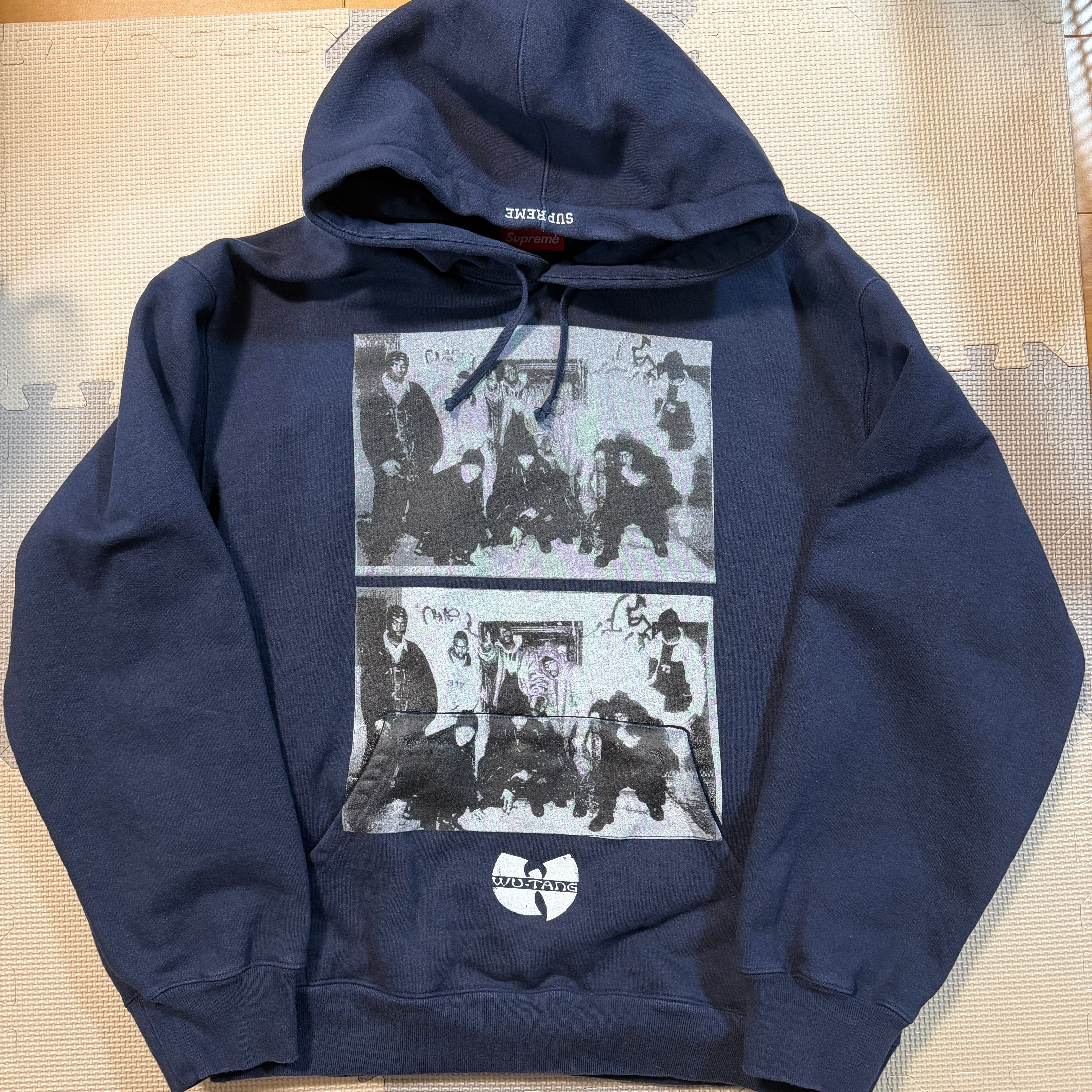 Supreme x Wu-Tang Clan Hooded Sweatshirt "Navy"