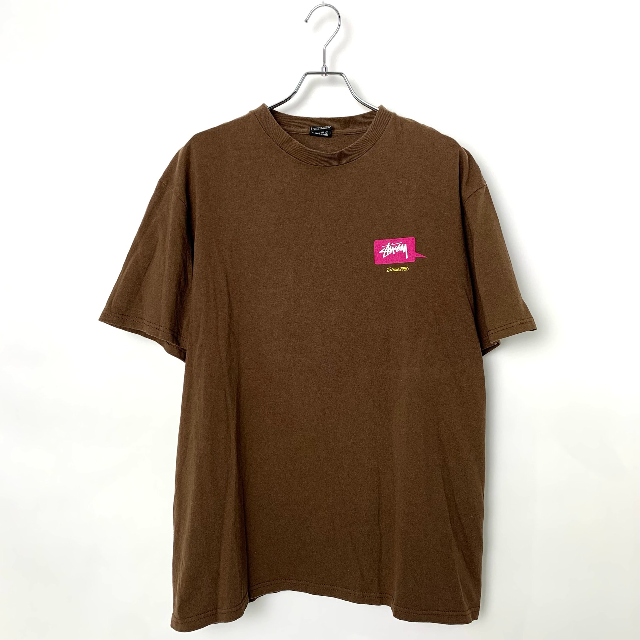 STUSSY CAN I KICK IT? Tee brown