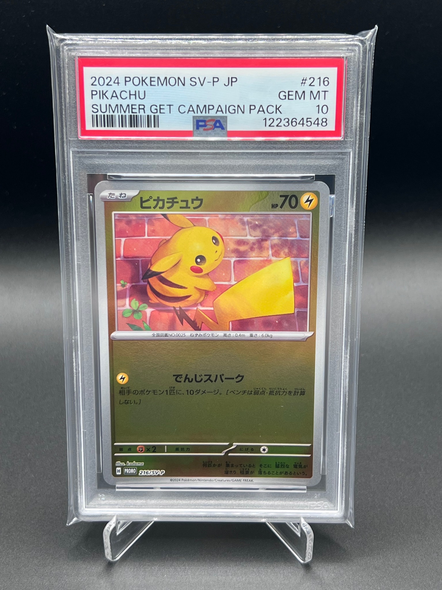 ピカチュウ P [SV-P 216](プロモカードパック「ポケカの夏がキタ