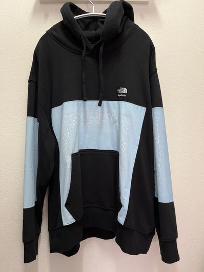 Supreme x The North Face Bandana Hooded Sweatshirt "Black"