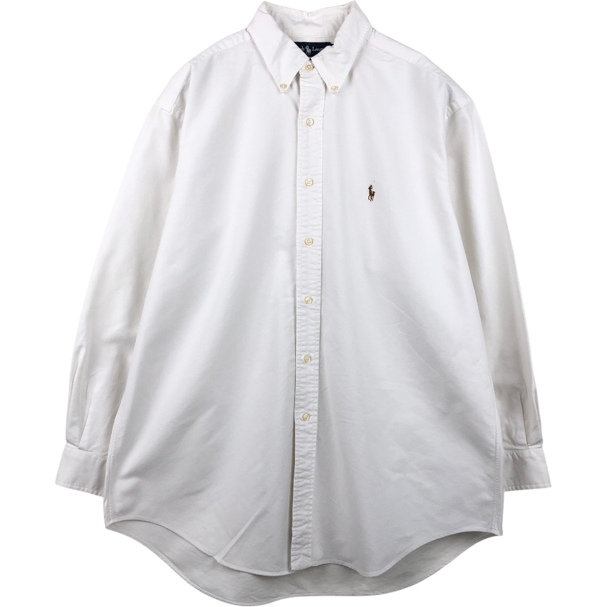 古着 ラルフローレン Ralph Lauren YARMOUTH 長袖 ボタンダウンシャツ メンズXL相当/eaa678445