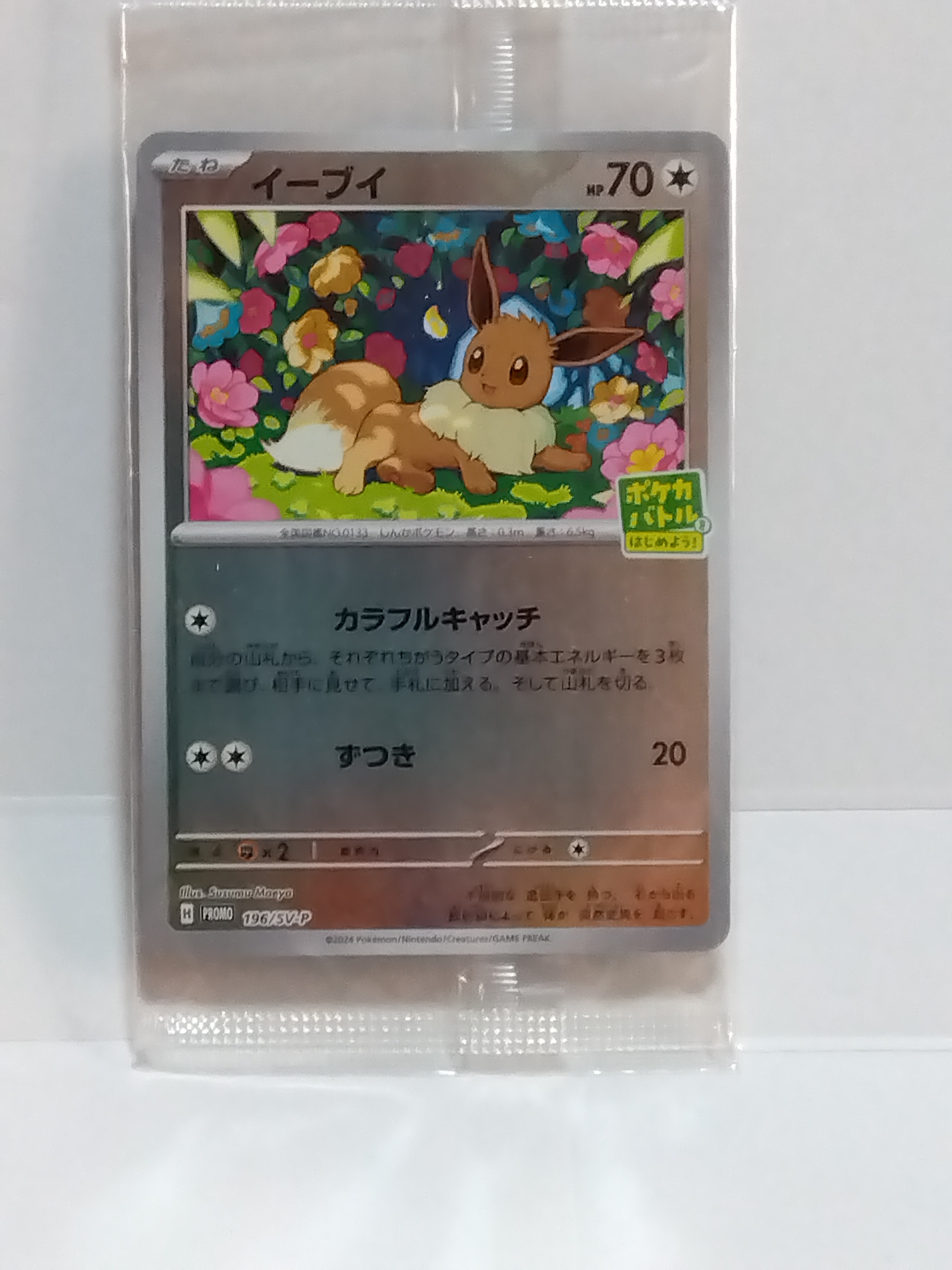 イーブイ P [SV-P-SM 196](プロモカードパック「ポケカバトルをはじめ