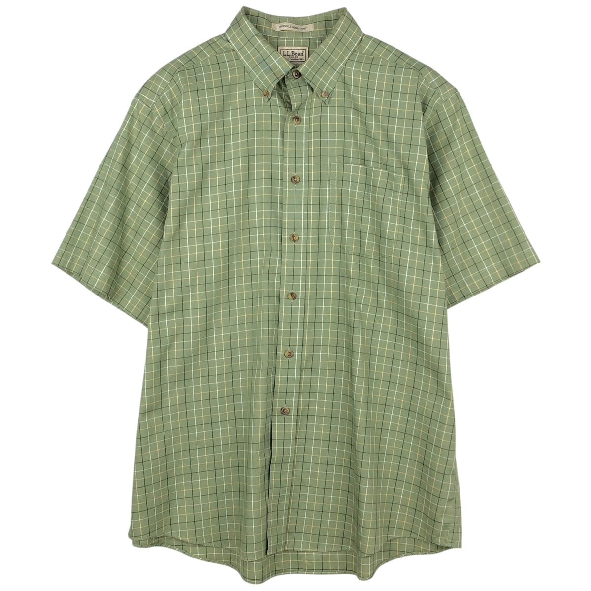 古着 90~00年代 エルエルビーン L.L.Bean 半袖 ボタンダウン チェックシャツ メンズL相当 ヴィンテージ/eaa623266