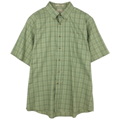 古着 90~00年代 エルエルビーン L.L.Bean 半袖 ボタンダウン チェックシャツ メンズL相当 ヴィンテージ/eaa623266