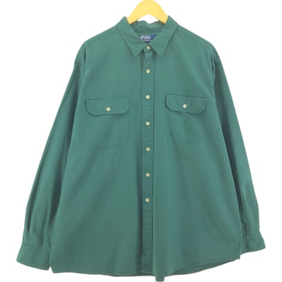 古着 ラルフローレン Ralph Lauren POLO by Ralph Lauren 長袖 シャツ メンズXL相当/eaa549378