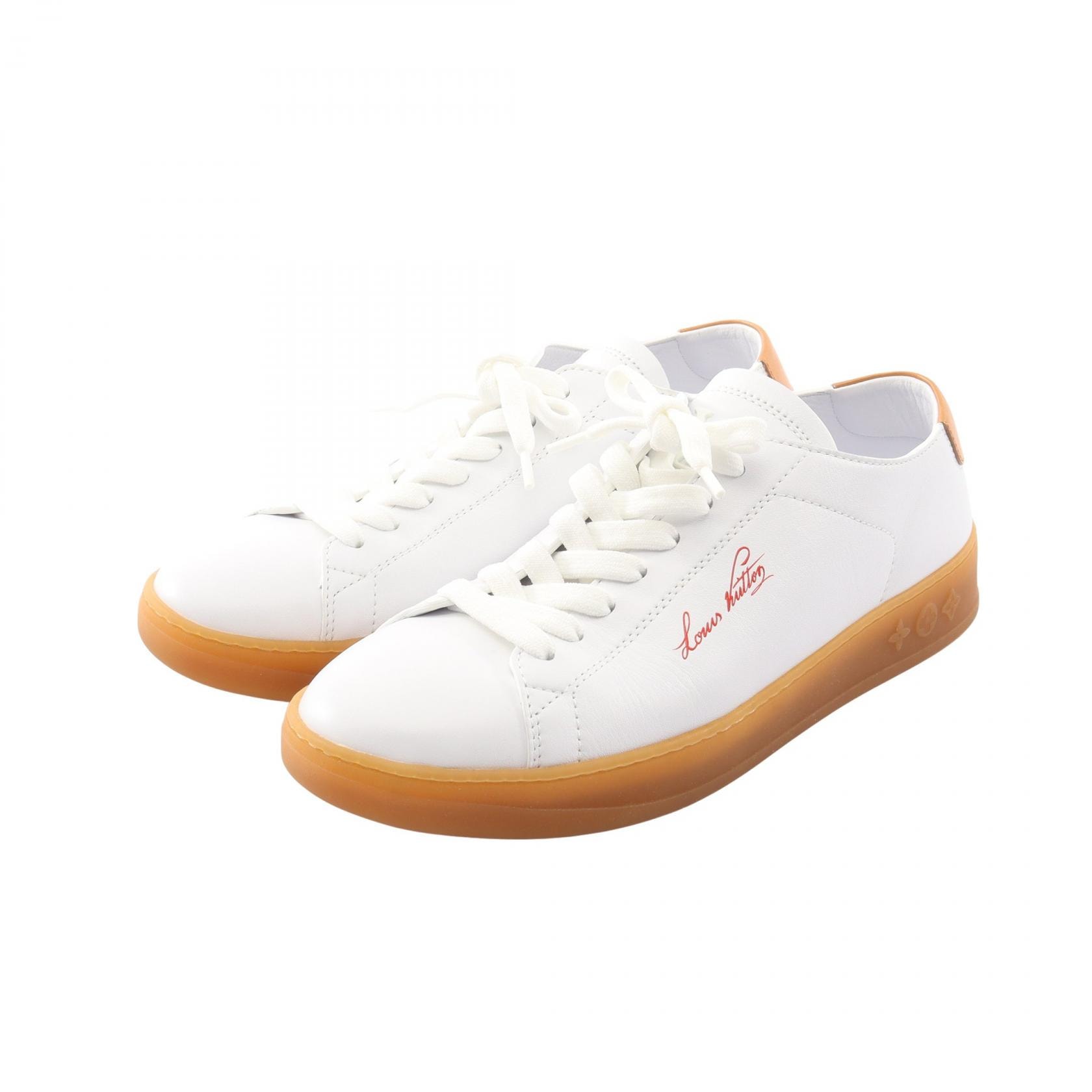 ルイ・ヴィトン LOUIS VUITTON LVリゾートライン スニーカー 靴 レザー メンズ ホワイト系 【中古】