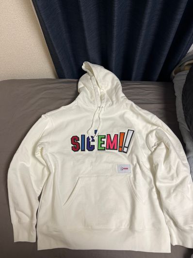 Supreme / WTAPS Sic'em! Hooded Sweatshirt "White"