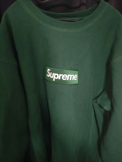 Supreme Box Logo Crewneck Sweatshirt "Green" (18FW)