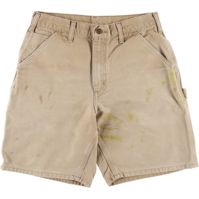 古着 カーハート Carhartt ペイント ダック地ペインターショーツ ショートパンツ メンズw30相当/eaa555077