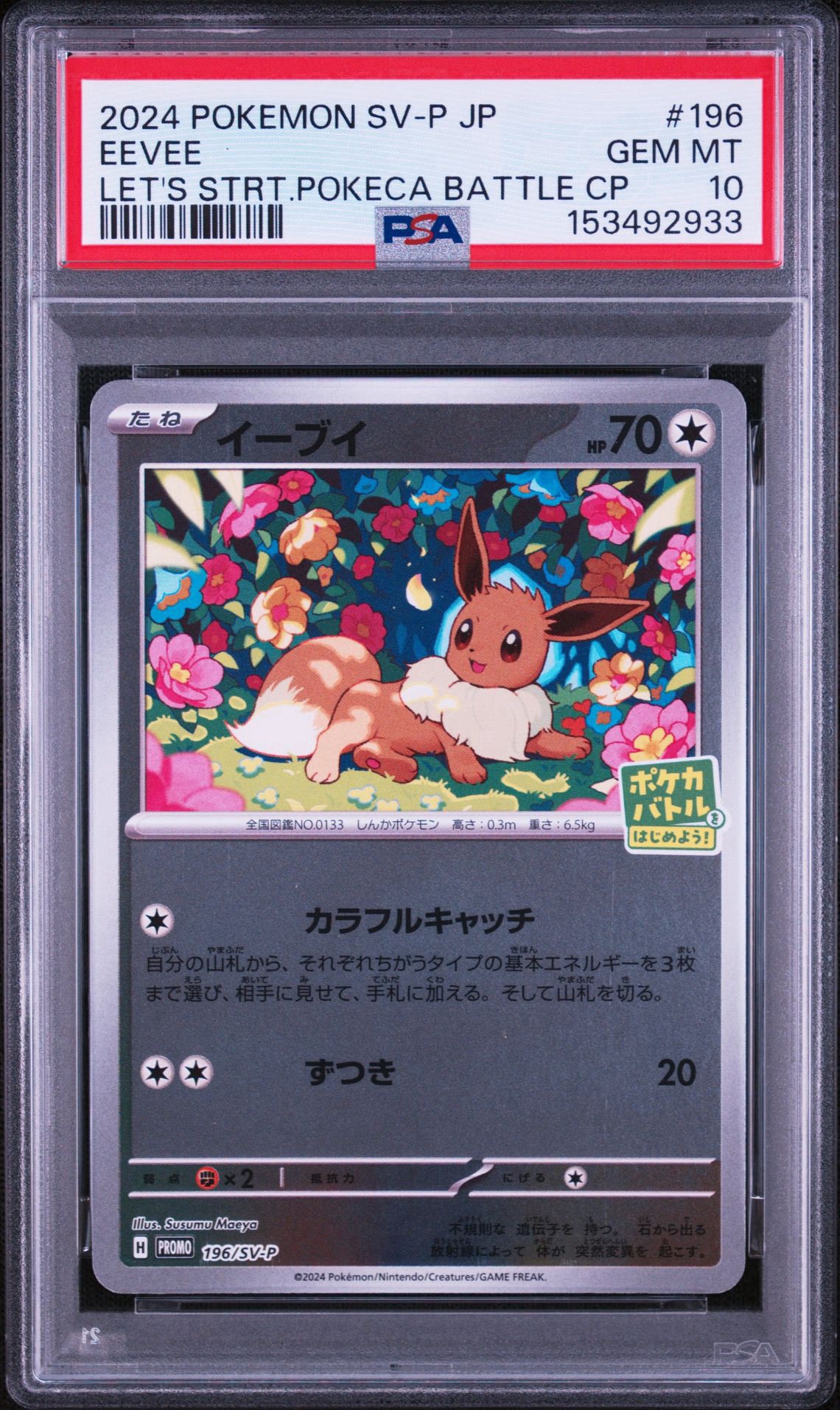 イーブイ P [SV-P-SM 196](プロモカードパック「ポケカバトルをはじめ