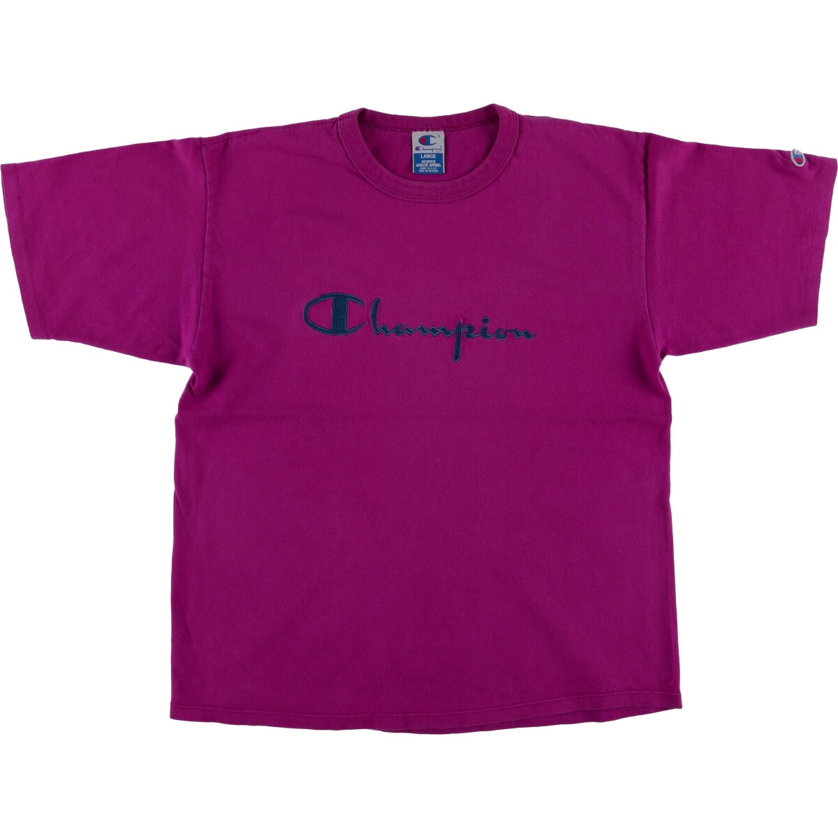 古着 90年代 チャンピオン Champion AUTHENTIC ATHLETIC APPAREL ロゴTシャツ USA製 メンズL相当 ヴィンテージ/eaa535472