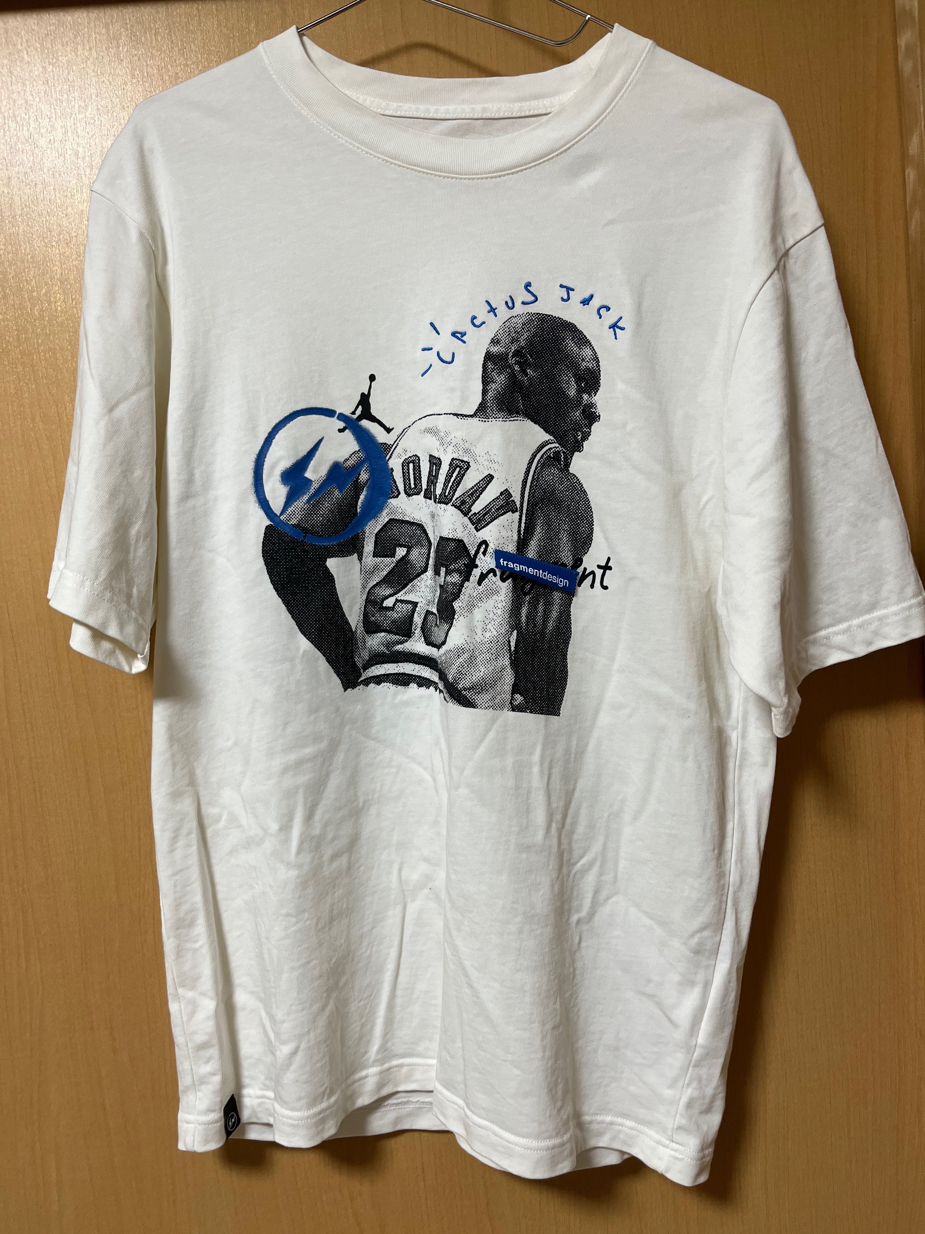 Air Jordan Travis Scott  Fragment Tee "White"