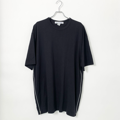 COMME des GARCONS SHIRT Side Zip Crewneck T-Shirt "Black"