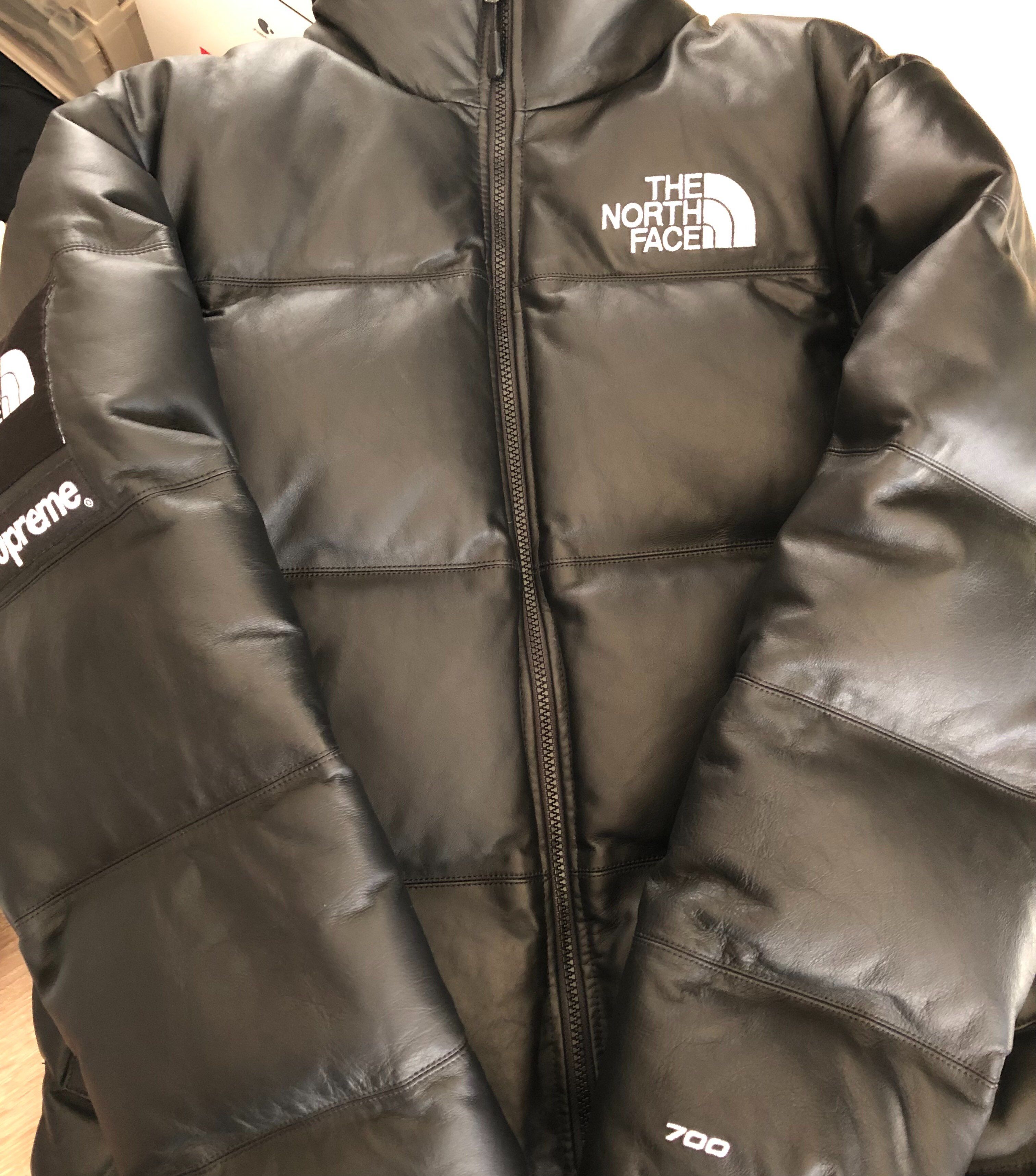 Supreme x The North Face Nuptse Jacket "White Paper Print"