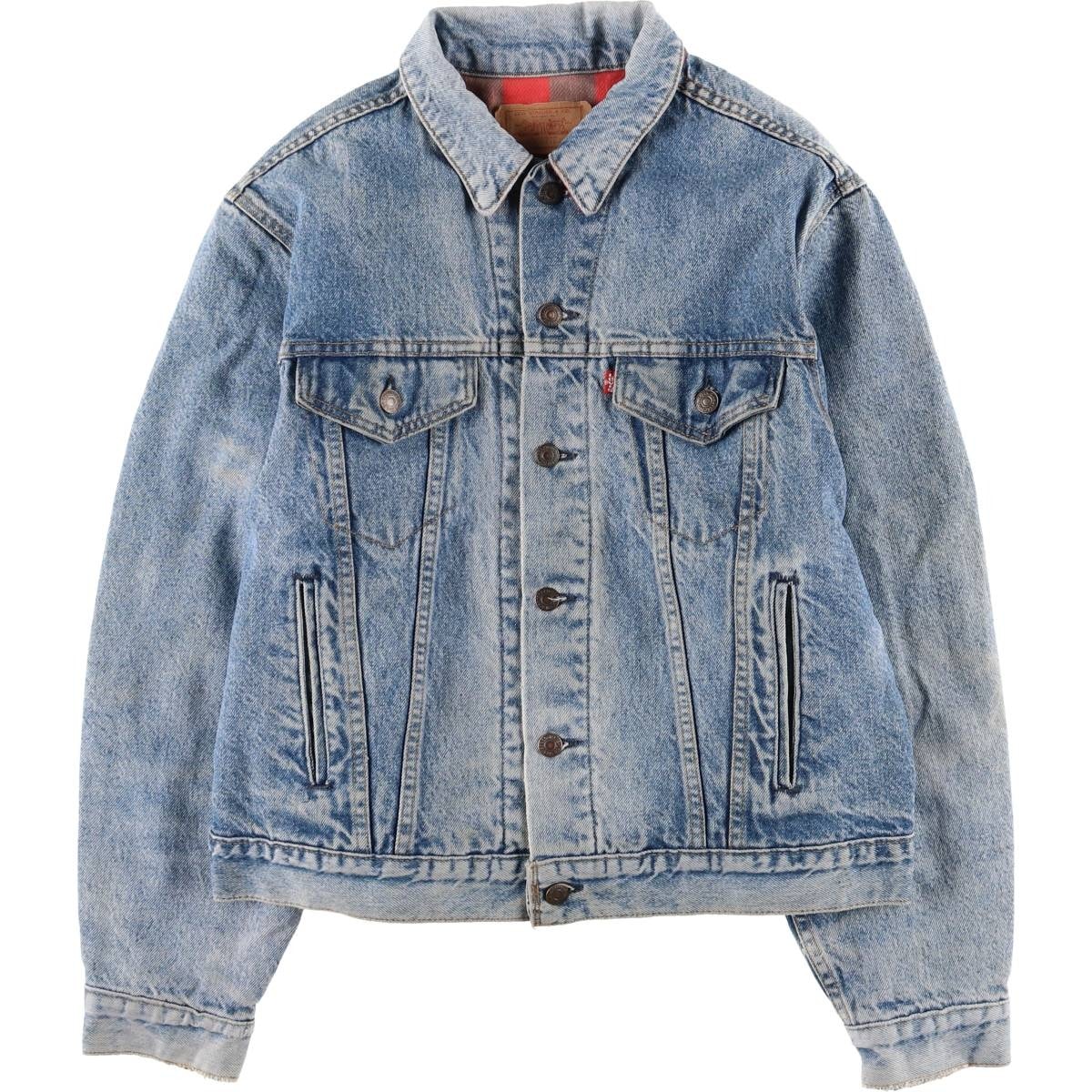 古着 80年代 リーバイス Levi's 70411-0316 デニムジャケット Gジャン USA製 メンズL相当 ヴィンテージ/eaa586332