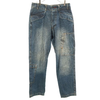 WOOLRICH ウールリッチ シワ加工 ストレートデニムパンツ w34 ジーンズ