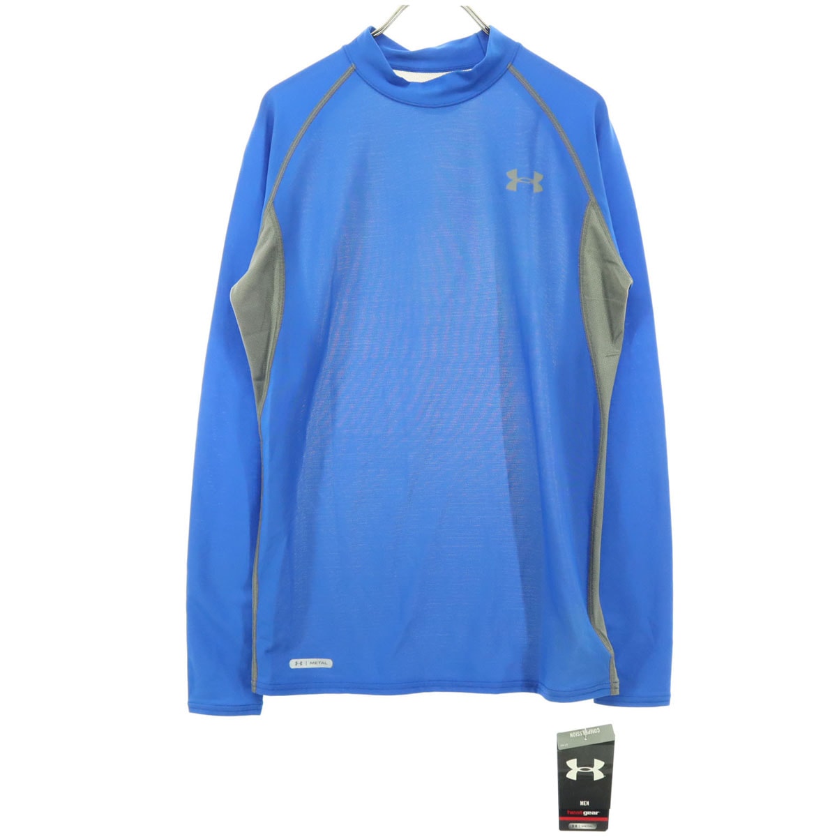未使用 UNDER ARMOUR アンダーアーマー 長袖 トレーニングウェア XL ブルー